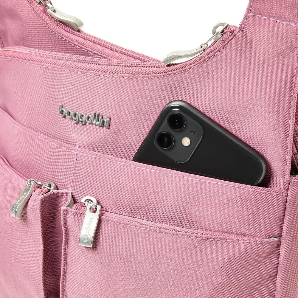 Women’s Water-Resistant Nylon Crossbody Bag Medium Travel Handbag Organizer